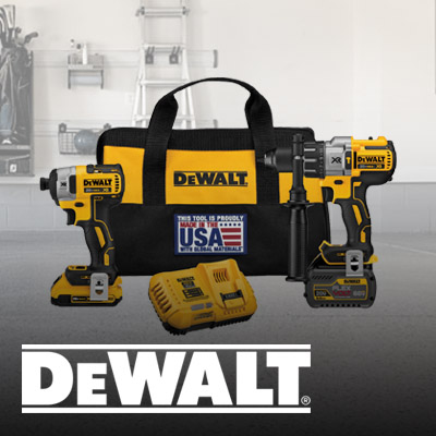 We work hard to provide you with an array of products. That's why we offer DeWalt for your convenience.