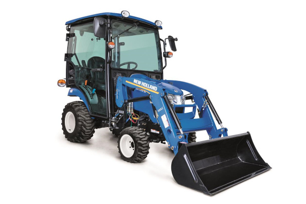 New Holland | Workmaster™ 25S Sub-Compact | Model WORKMASTER 25S Cab + 100LC LOADER for sale at Kunau Implement, Iowa