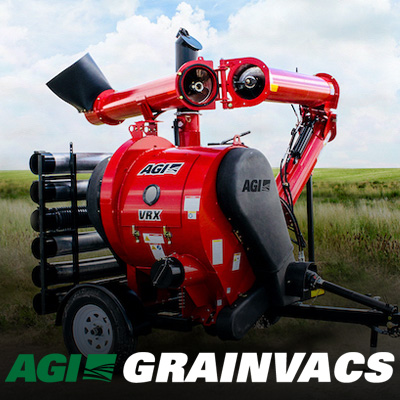 We work hard to provide you with an array of products. That's why we offer AGI GrainVacs for your convenience.