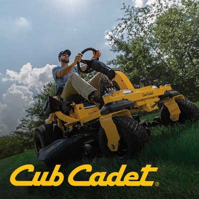 We work hard to provide you with an array of products. That's why we offer Cub Cadet for your convenience.