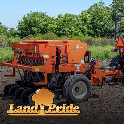 We work hard to provide you with an array of products. That's why we offer Land Pride for your convenience.
