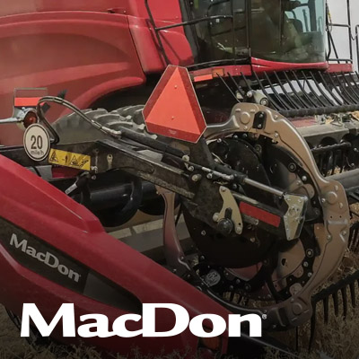 We work hard to provide you with an array of products. That's why we offer MacDon for your convenience.