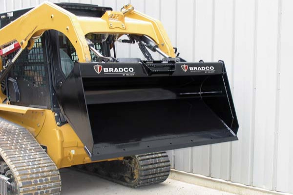 Bradco Low-Profile Dirt Bucket for sale at Kunau Implement, Iowa