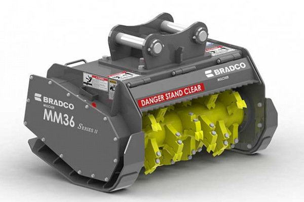 Bradco | Bradco Excavator Mulcher II | Model MM36 for sale at Kunau Implement, Iowa Bradco | Bradco Excavator Mulcher II | Model MM36 for sale at Kunau Implement, Iowa