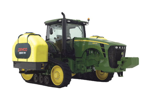 Demco 1000 Gallon SideQuest Fertilizer Tanks for Track Unit Tractors for sale at Kunau Implement, Iowa