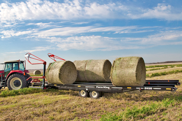 Farm King | Round Bale Carrier | Model 2450 for sale at Kunau Implement, Iowa