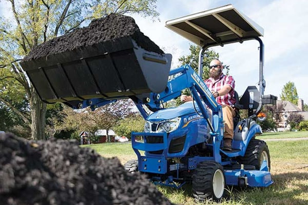 New Holland WORKMASTER 25S Open-Air + 100LC LOADER for sale at Kunau Implement, Iowa