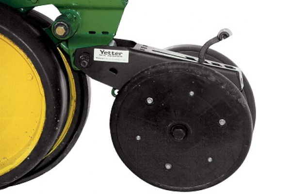 Yetter | 6000-002 Quick-Adjust V Closing Wheel for John Deere 7000 and 7100 | Model 6000-002 for sale at Kunau Implement, Iowa